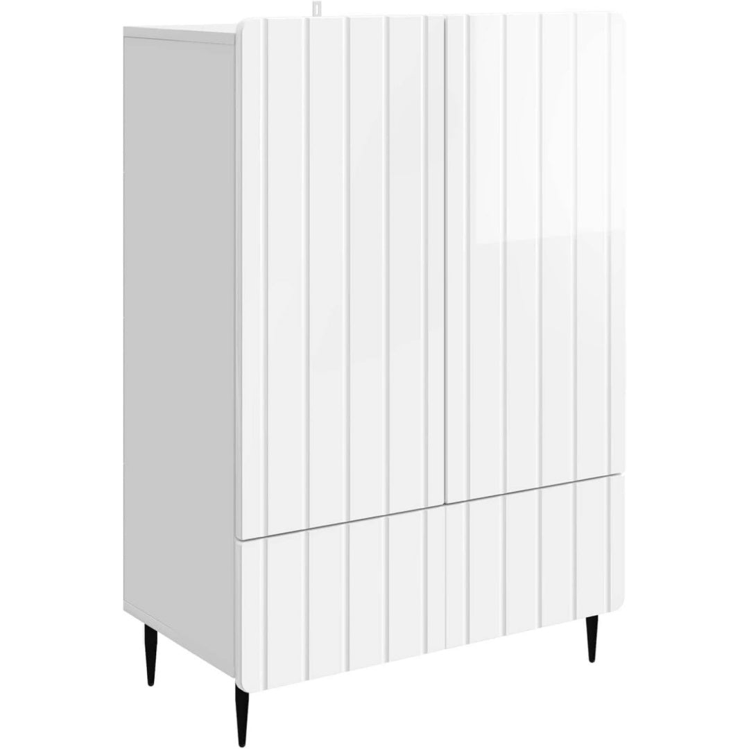 Sideboard mit den Massen 66 x 34.5 x 97 cm in Weiss