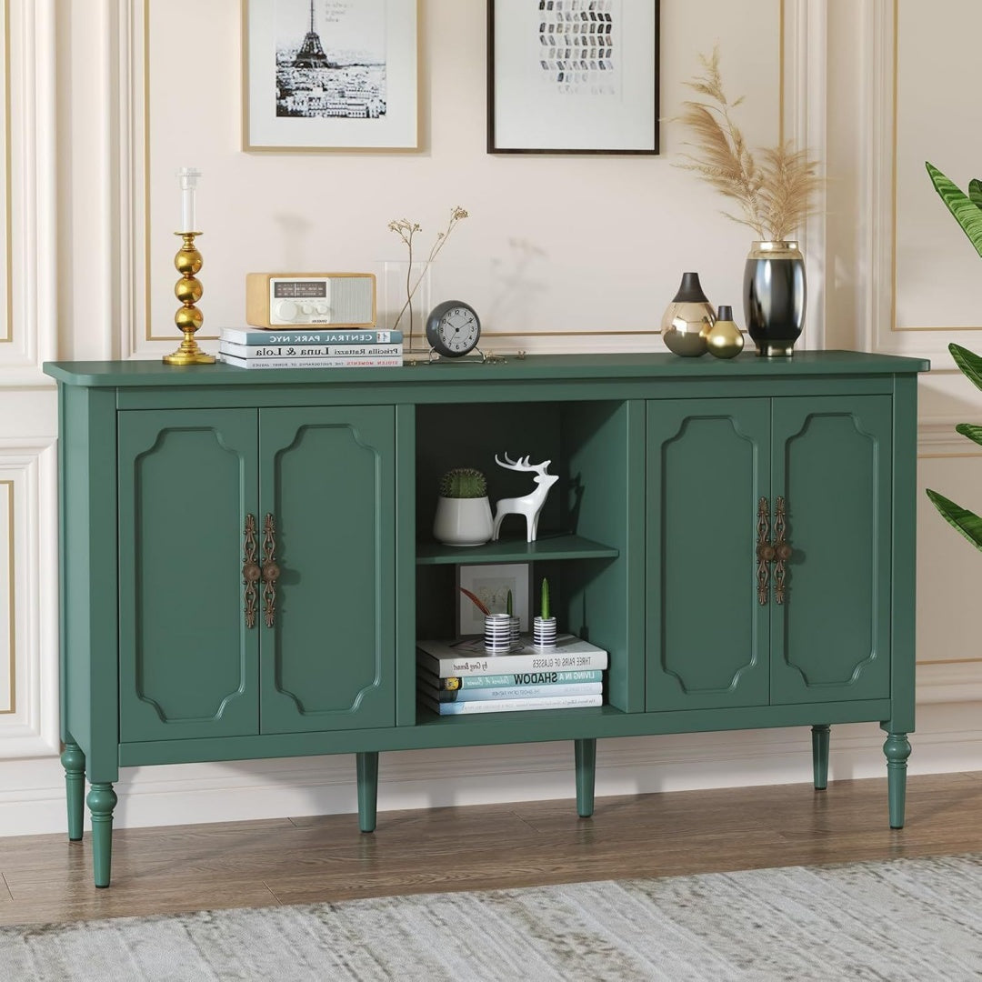 Sideboard mit 4 Tueren und verstellbaren Ablagen