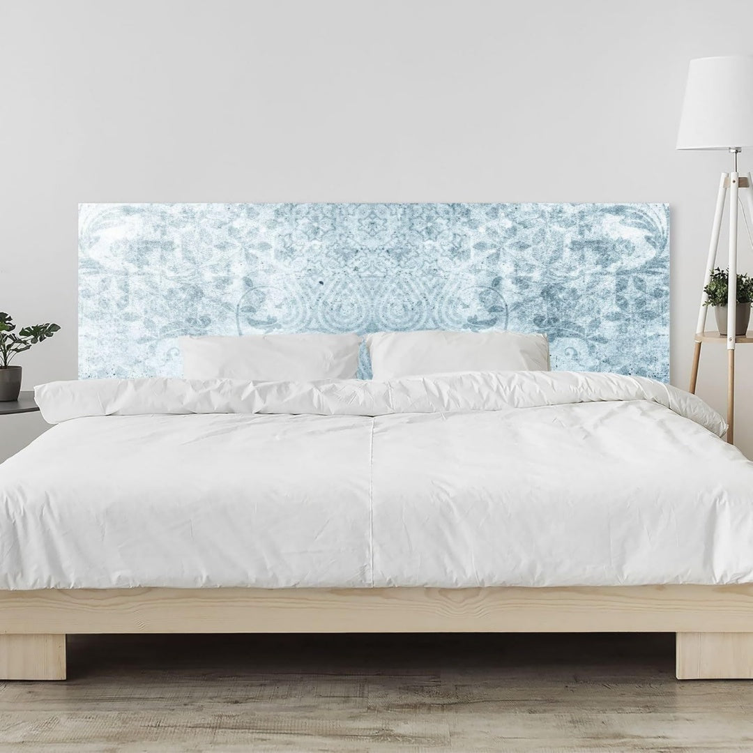 Kopfteil mit den Massen 180 x 58 cm in Blau