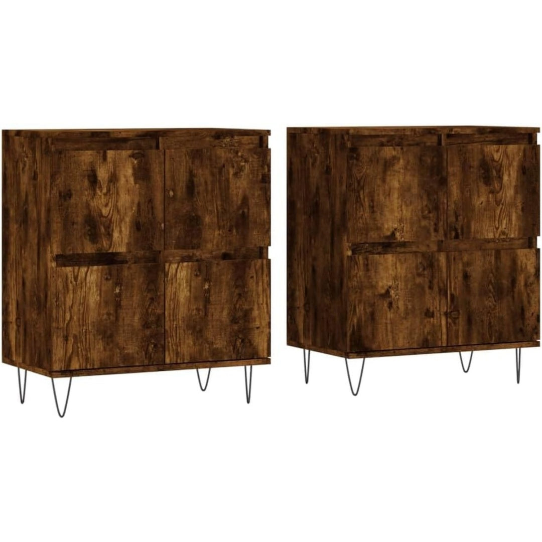 2 Exemplare von dem Sideboard im Set in Braun