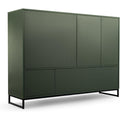 Sideboard mit geschlossenem Stauraum, 5 Tueren und beschichteten Flaechen