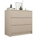 3 Schubladen und geschlossenen Stauraum an dem Sideboard