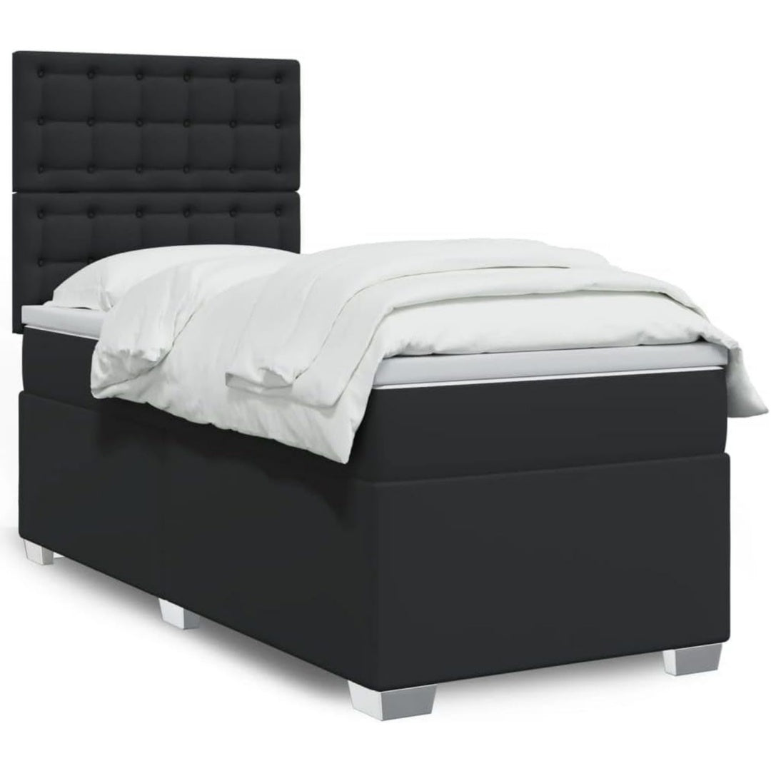 Boxspringbett mit Hoehenverstellung und einem Lattenrost
