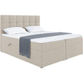 Boxspringbett verbindet einen Bettkasten und weiche Polster