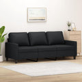 Sofa mit den Massen 180 cm in Schwarz